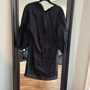 Dissh linen long sleeve dress